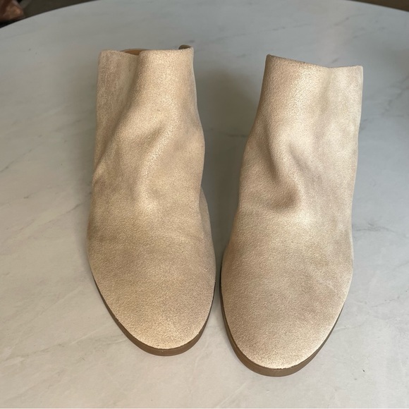 Lucky Brand Tan Mules with Wooden Heel - Picture 4 of 6